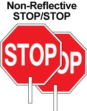 Non-Reflective STOP/STOP