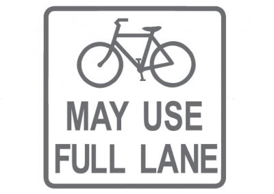 May Use Full Lane